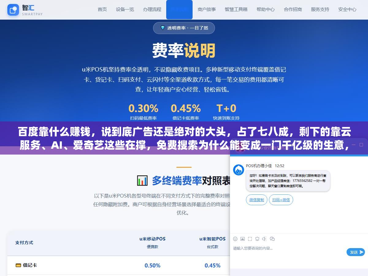 百度靠什么赚钱,说到底广告还是绝对的大头,占了七八成,剩下的靠云服务、AI、爱奇艺这些在撑,免费搜索为什么能变成一门千亿级的生意,核心逻辑是"用免费换流量、再用流量换广告",把这条链路拆开讲清楚 2 - 百度靠什么赚钱,说到底广告还是绝对的大头,占了七八成,剩下的靠云服务、AI、爱奇艺这些在撑,免费搜索为什么能变成一门千亿级的生意,核心逻辑是"用免费换流量、再用流量换广告",把这条链路拆开讲清楚 - UC建站系统