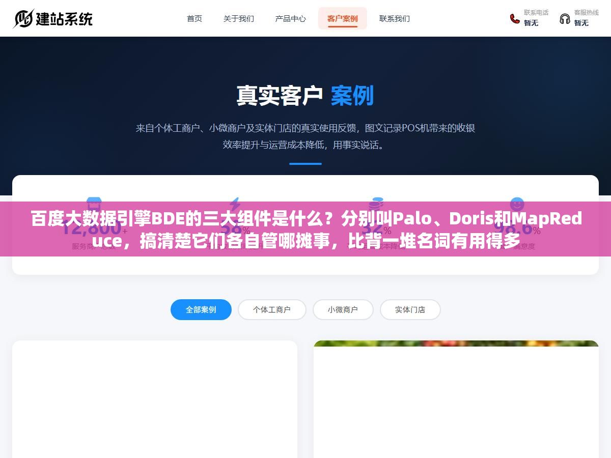 3 - 百度大数据引擎BDE的三大组件是什么？分别叫Palo、Doris和MapReduce，搞清楚它们各自管哪摊事，比背一堆名词有用得多 - UC建站系统