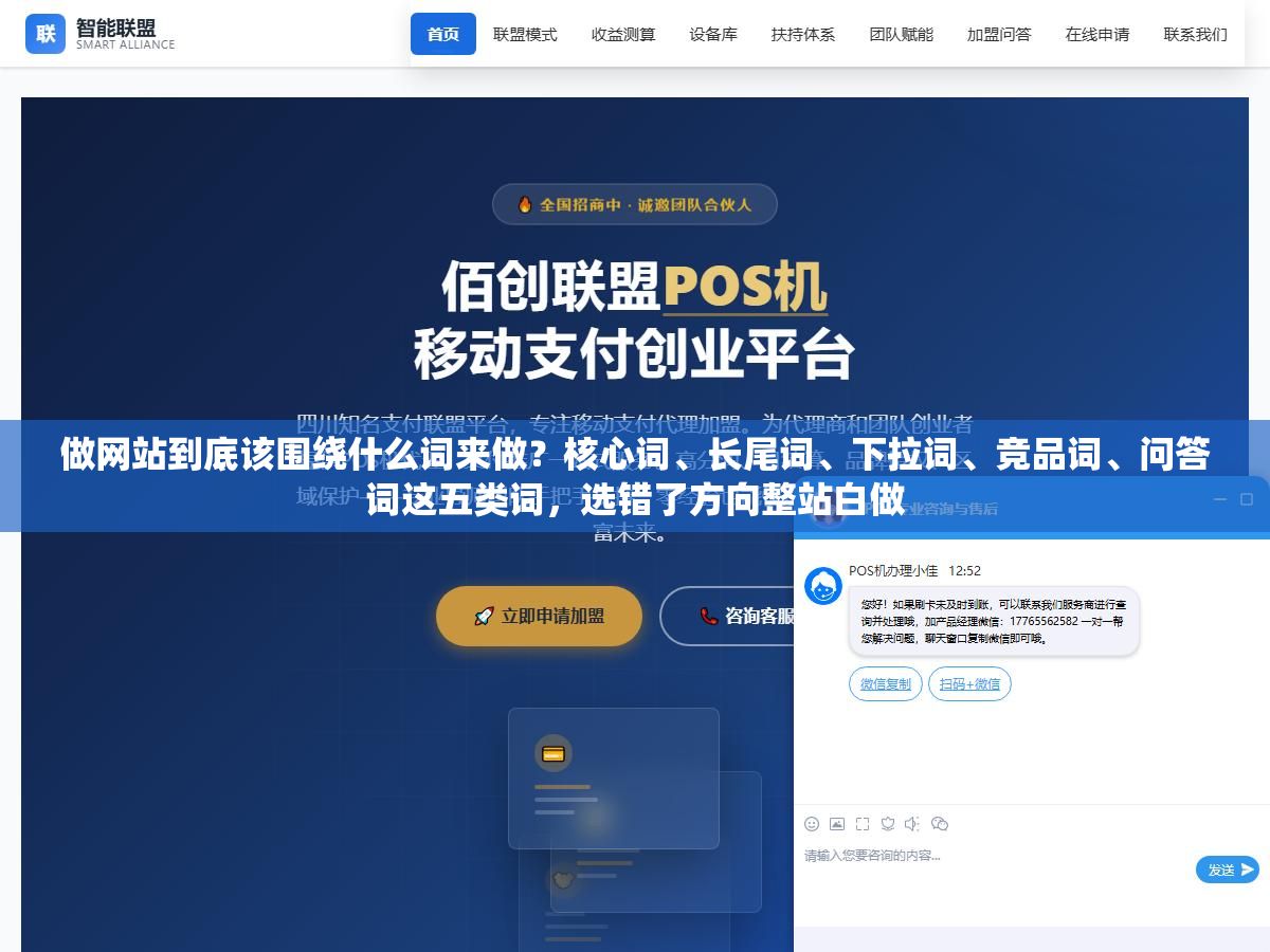 做网站到底该围绕什么词来做?核心词、长尾词、下拉词、竞品词、问答词这五类词,选错了方向整站白做 1 - 做网站到底该围绕什么词来做?核心词、长尾词、下拉词、竞品词、问答词这五类词,选错了方向整站白做 - UC建站系统