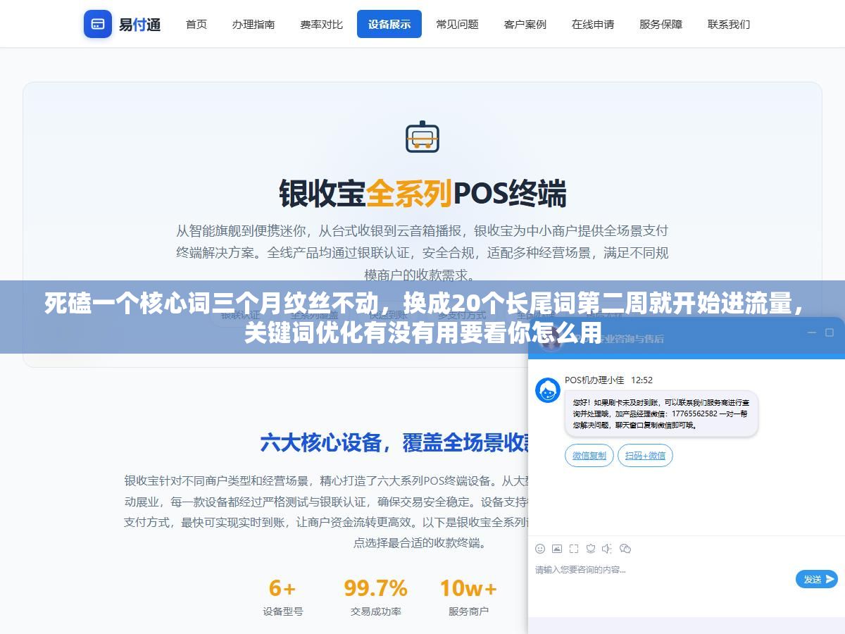死磕一个核心词三个月纹丝不动,换成20个长尾词第二周就开始进流量,关键词优化有没有用要看你怎么用 1 - 死磕一个核心词三个月纹丝不动,换成20个长尾词第二周就开始进流量,关键词优化有没有用要看你怎么用 - UC建站系统