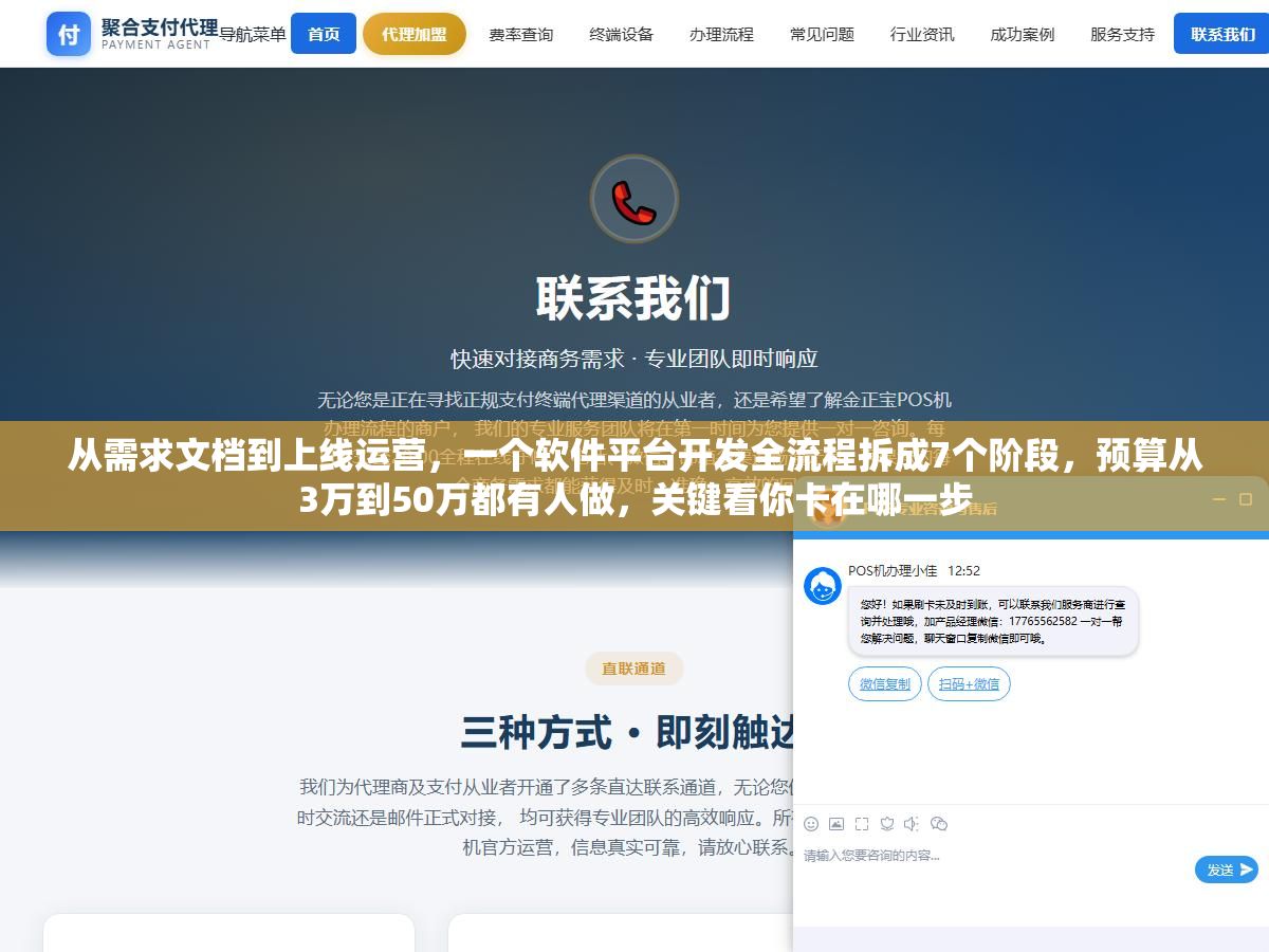 从需求文档到上线运营,一个软件平台开发全流程拆成7个阶段,预算从3万到50万都有人做,关键看你卡在哪一步 1 - 从需求文档到上线运营,一个软件平台开发全流程拆成7个阶段,预算从3万到50万都有人做,关键看你卡在哪一步 - UC建站系统