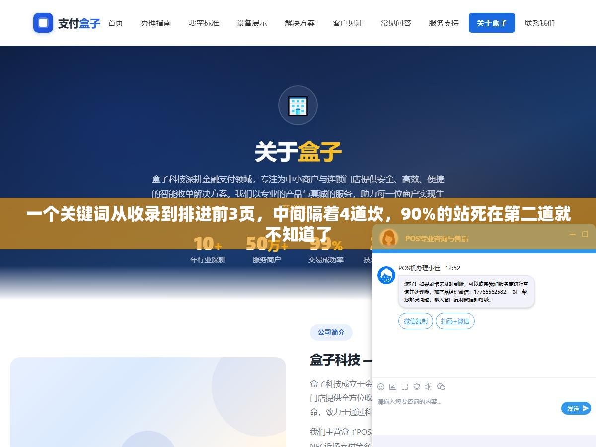 一个关键词从收录到排进前3页,中间隔着4道坎,90%的站死在第二道就不知道了 2 - 一个关键词从收录到排进前3页,中间隔着4道坎,90%的站死在第二道就不知道了 - UC建站系统