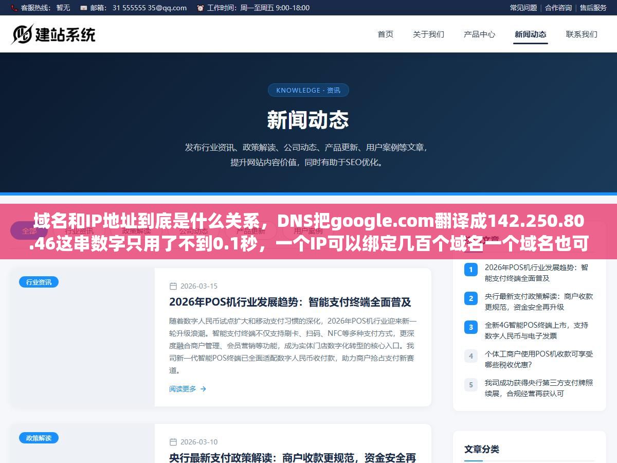 域名和IP地址到底是什么关系,DNS把google.com翻译成142.250.80.46这串数字只用了不到0.1秒,一个IP可以绑定几百个域名一个域名也可以指向多个IP,搞懂A记录CNAME记录和共享IP独立IP的区别建站买服务器的时候至少少踩三个坑 1 - 域名和IP地址到底是什么关系,DNS把google.com翻译成142.250.80.46这串数字只用了不到0.1秒,一个IP可以绑定几百个域名一个域名也可以指向多个IP,搞懂A记录CNAME记录和共享IP独立IP的区别建站买服务器的时候至少少踩三个坑 - UC建站系统