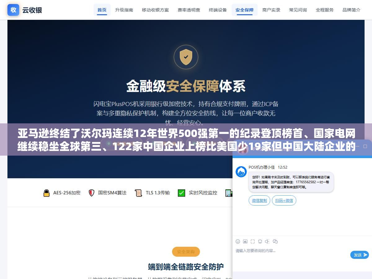 亚马逊终结了沃尔玛连续12年世界500强第一的纪录登顶榜首、国家电网继续稳坐全球第三、122家中国企业上榜比美国少19家但中国大陆企业的平均利润只有美国企业的40%、台积电以544亿美元利润成为唯一进入全球利润前十的中国公司,2026年世界500强榜单里中国企业的完整排名、行业分布和与美国差距到底在哪 1 - 亚马逊终结了沃尔玛连续12年世界500强第一的纪录登顶榜首、国家电网继续稳坐全球第三、122家中国企业上榜比美国少19家但中国大陆企业的平均利润只有美国企业的40%、台积电以544亿美元利润成为唯一进入全球利润前十的中国公司,2026年世界500强榜单里中国企业的完整排名、行业分布和与美国差距到底在哪 - UC建站系统