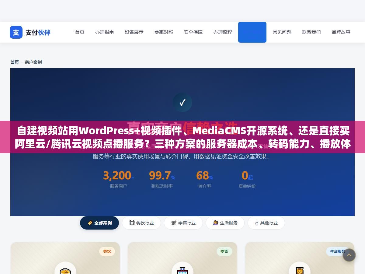 自建视频站用WordPress+视频插件、MediaCMS开源系统、还是直接买阿里云/腾讯云视频点播服务?三种方案的服务器成本、转码能力、播放体验和SEO效果差了不止一个量级 2 - 自建视频站用WordPress+视频插件、MediaCMS开源系统、还是直接买阿里云/腾讯云视频点播服务?三种方案的服务器成本、转码能力、播放体验和SEO效果差了不止一个量级 - UC建站系统