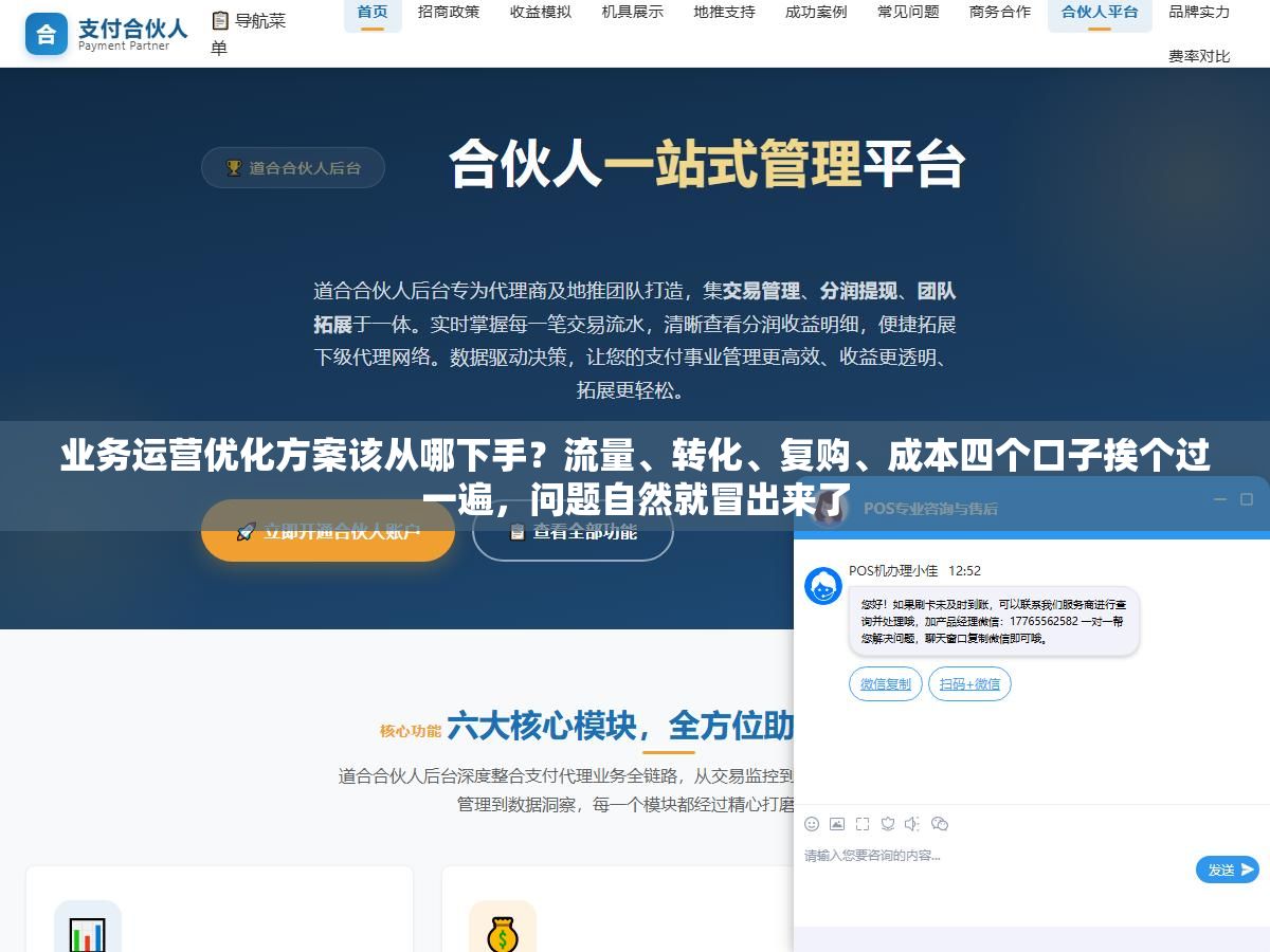 业务运营优化方案该从哪下手?流量、转化、复购、成本四个口子挨个过一遍,问题自然就冒出来了 2 - 业务运营优化方案该从哪下手?流量、转化、复购、成本四个口子挨个过一遍,问题自然就冒出来了 - UC建站系统
