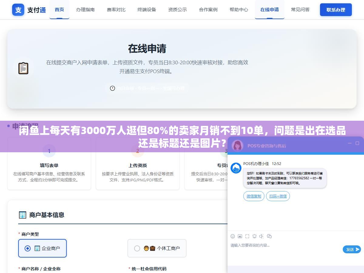 闲鱼上每天有3000万人逛但80%的卖家月销不到10单,问题是出在选品还是标题还是图片? 1 - 闲鱼上每天有3000万人逛但80%的卖家月销不到10单,问题是出在选品还是标题还是图片? - UC建站系统