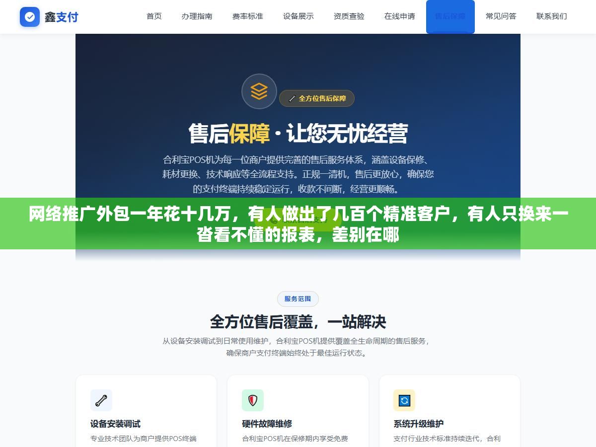 网络推广外包一年花十几万,有人做出了几百个精准客户,有人只换来一沓看不懂的报表,差别在哪 3 - 网络推广外包一年花十几万,有人做出了几百个精准客户,有人只换来一沓看不懂的报表,差别在哪 - UC建站系统