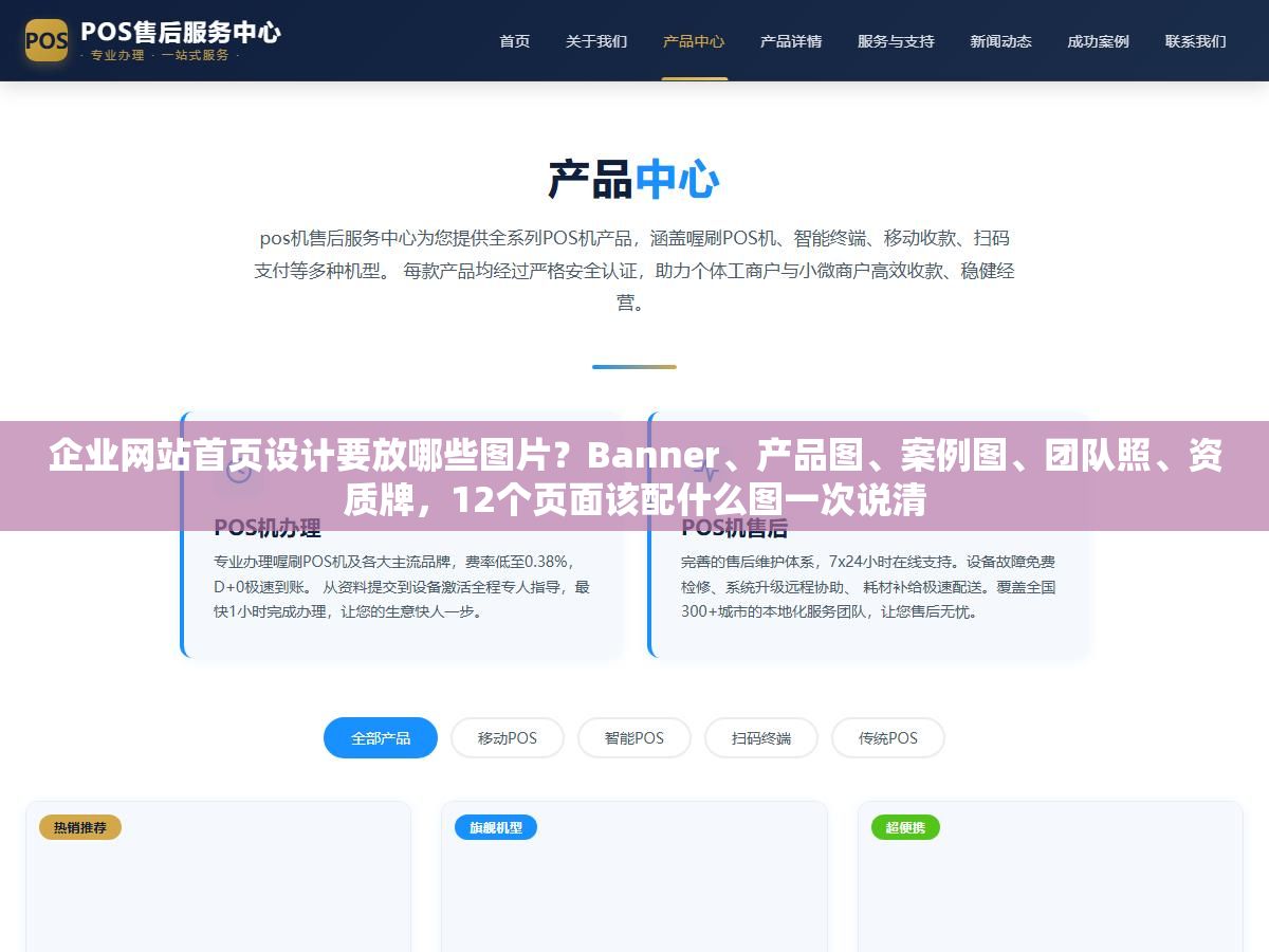 企业网站首页设计要放哪些图片?Banner、产品图、案例图、团队照、资质牌,12个页面该配什么图一次说清 3 - 企业网站首页设计要放哪些图片?Banner、产品图、案例图、团队照、资质牌,12个页面该配什么图一次说清 - UC建站系统