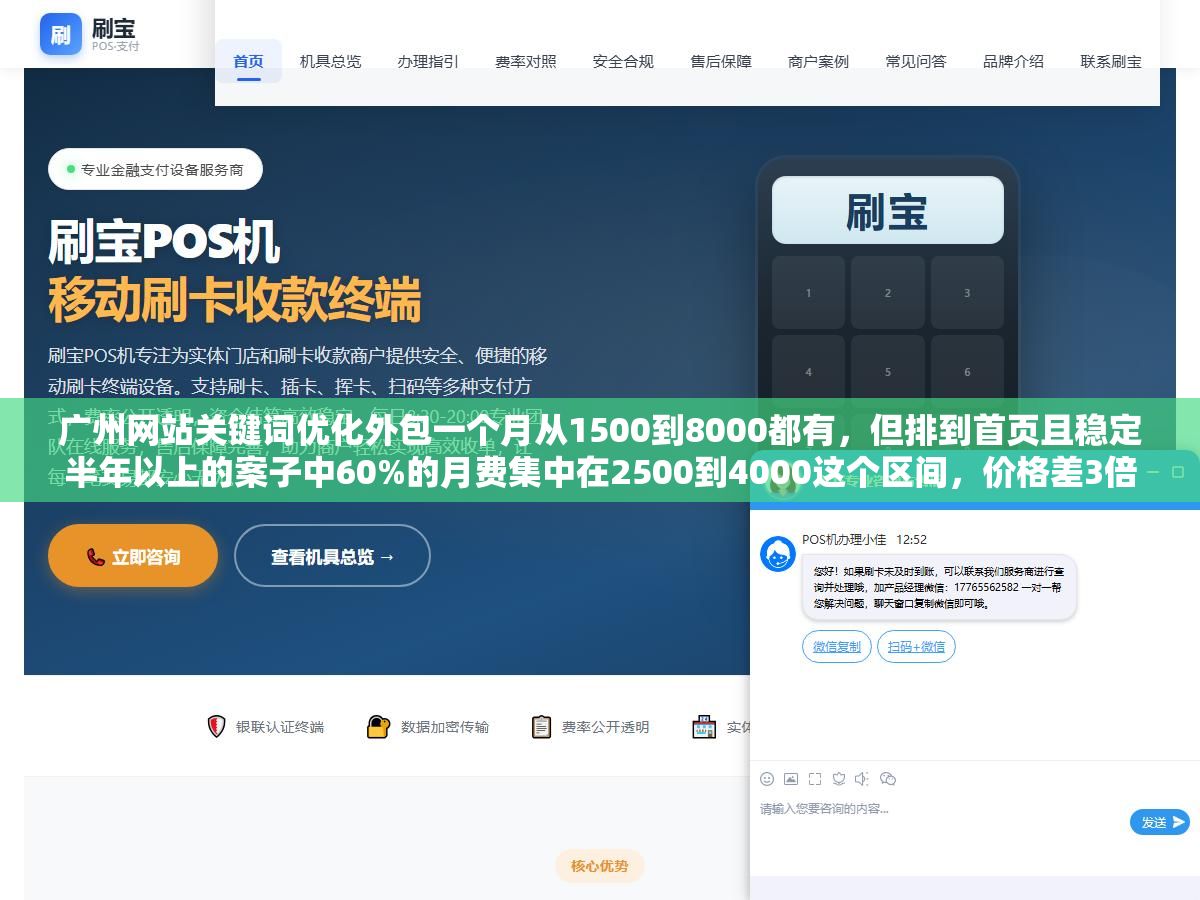 广州网站关键词优化外包一个月从1500到8000都有,但排到首页且稳定半年以上的案子中60%的月费集中在2500到4000这个区间,价格差3倍的变量不是公司规模而是词库筛选策略和内容更新频率 3 - 广州网站关键词优化外包一个月从1500到8000都有,但排到首页且稳定半年以上的案子中60%的月费集中在2500到4000这个区间,价格差3倍的变量不是公司规模而是词库筛选策略和内容更新频率 - UC建站系统
