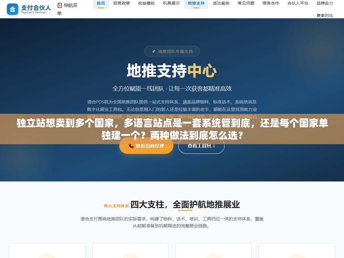 独立站想卖到多个国家,多语言站点是一套系统管到底,还是每个国家单独建一个?两种做法到底怎么选? 2 - 独立站想卖到多个国家,多语言站点是一套系统管到底,还是每个国家单独建一个?两种做法到底怎么选? - UC建站系统