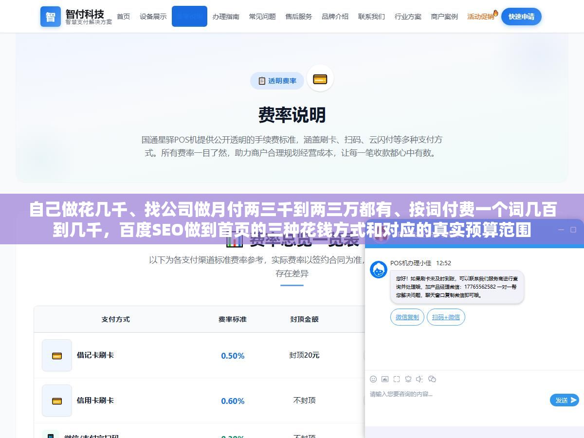 自己做花几千、找公司做月付两三千到两三万都有、按词付费一个词几百到几千,百度SEO做到首页的三种花钱方式和对应的真实预算范围 3 - 自己做花几千、找公司做月付两三千到两三万都有、按词付费一个词几百到几千,百度SEO做到首页的三种花钱方式和对应的真实预算范围 - UC建站系统