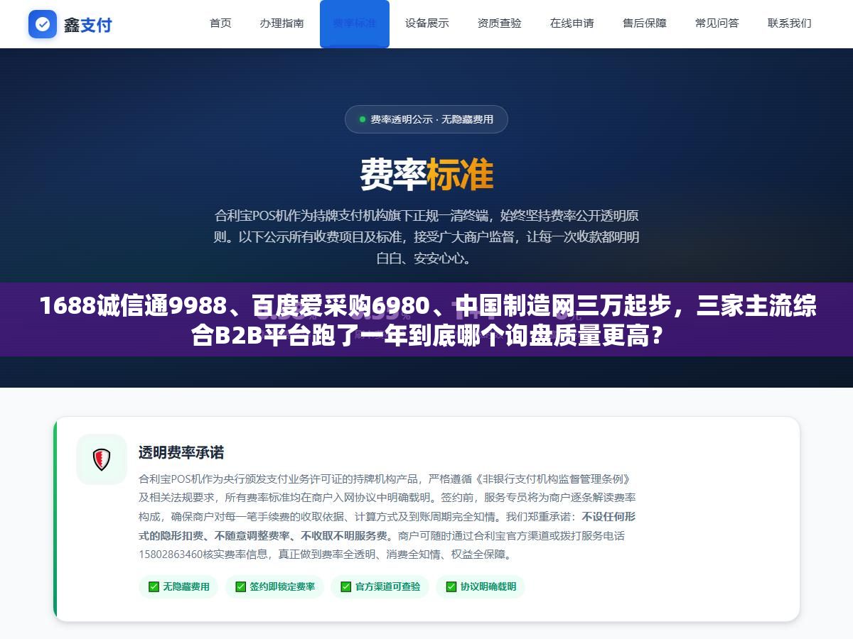 1688诚信通9988、百度爱采购6980、中国制造网三万起步,三家主流综合B2B平台跑了一年到底哪个询盘质量更高? 3 - 1688诚信通9988、百度爱采购6980、中国制造网三万起步,三家主流综合B2B平台跑了一年到底哪个询盘质量更高? - UC建站系统