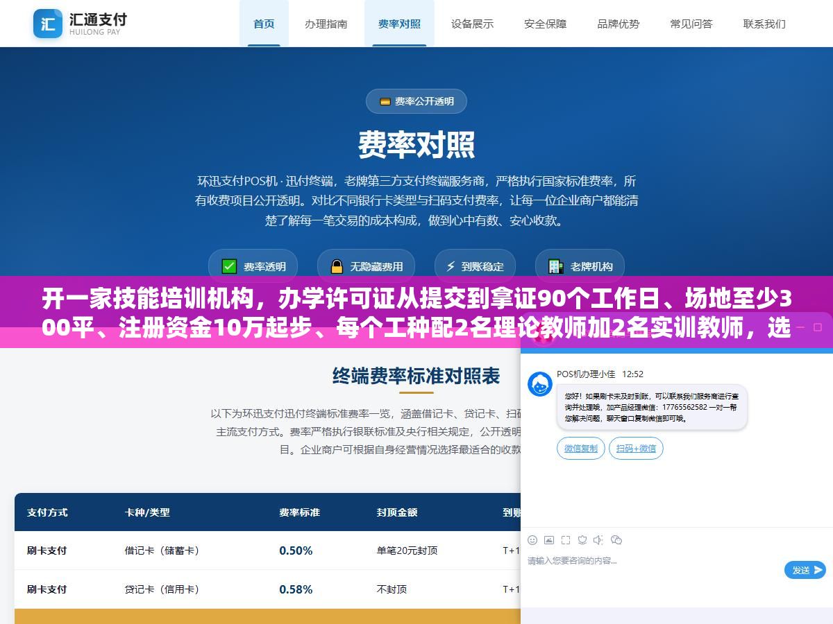 开一家技能培训机构,办学许可证从提交到拿证90个工作日、场地至少300平、注册资金10万起步、每个工种配2名理论教师加2名实训教师,选址装修消防验收三件事搞反了顺序多花3个月,前前后后算下来证照环节花的钱不到总投入的十分之一但任何一个证没办对都可能直接关门 1 - 开一家技能培训机构,办学许可证从提交到拿证90个工作日、场地至少300平、注册资金10万起步、每个工种配2名理论教师加2名实训教师,选址装修消防验收三件事搞反了顺序多花3个月,前前后后算下来证照环节花的钱不到总投入的十分之一但任何一个证没办对都可能直接关门 - UC建站系统