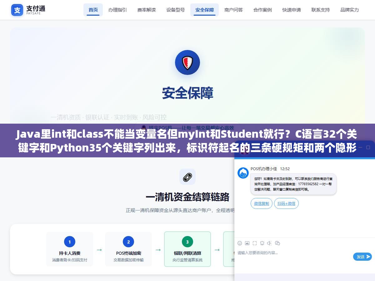 Java里int和class不能当变量名但myInt和Student就行?C语言32个关键字和Python35个关键字列出来,标识符起名的三条硬规矩和两个隐形坑,写代码第一课就搞混的人到现在debug还在犯 2 - Java里int和class不能当变量名但myInt和Student就行?C语言32个关键字和Python35个关键字列出来,标识符起名的三条硬规矩和两个隐形坑,写代码第一课就搞混的人到现在debug还在犯 - UC建站系统