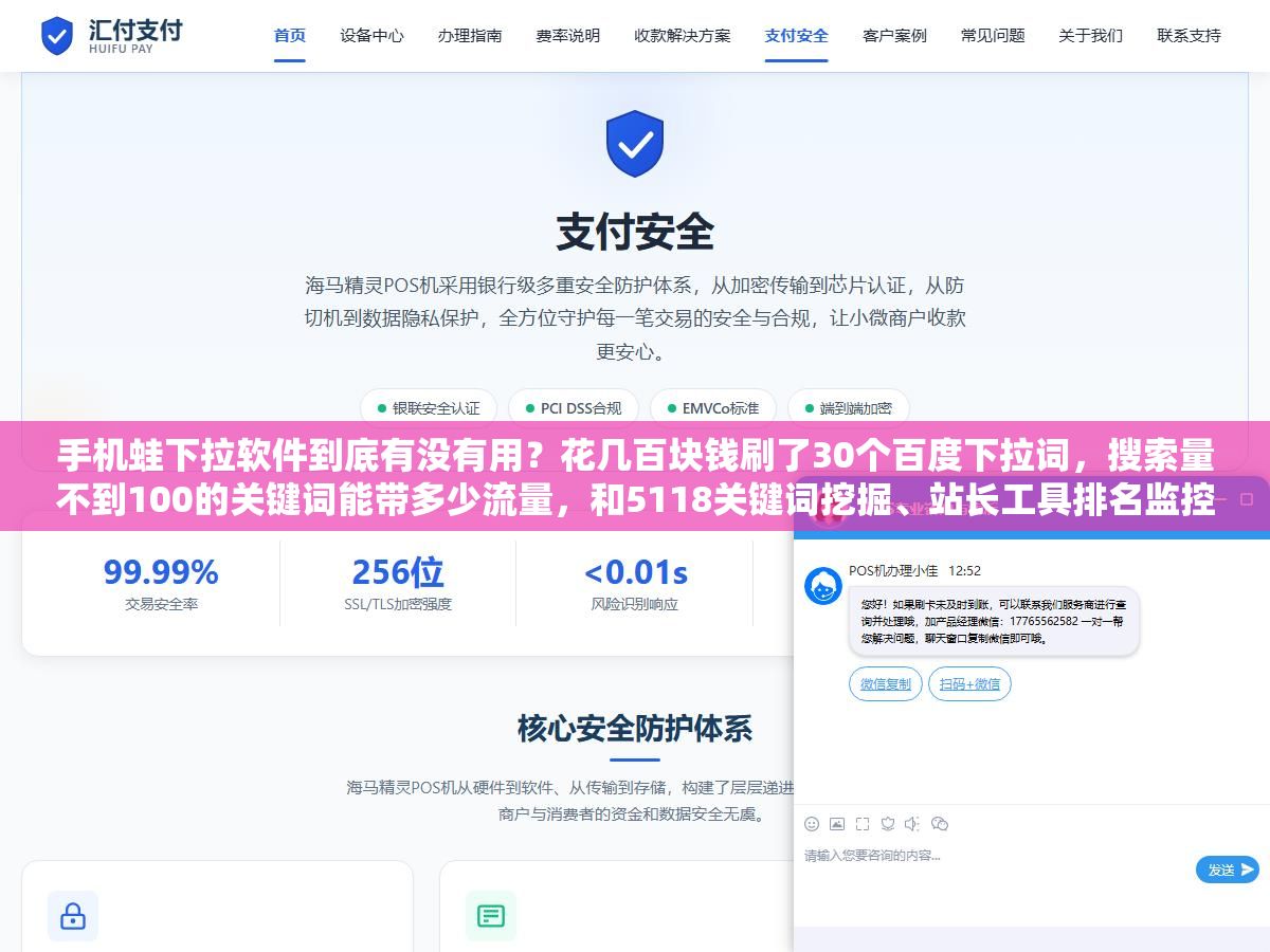 手机蛙下拉软件到底有没有用？花几百块钱刷了30个百度下拉词，搜索量不到100的关键词能带多少流量，和5118关键词挖掘、站长工具排名监控、AI批量写内容这套免费工具组合比，哪个投产比更高