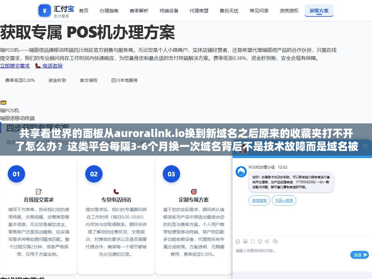 共享看世界的面板从auroralink.io换到新域名之后原来的收藏夹打不开了怎么办？这类平台每隔3-6个月换一次域名背后不是技术故障而是域名被墙或DNS污染、从旧域名找到新域名的5种方法和换域名后账号和订阅数据到底还在不在