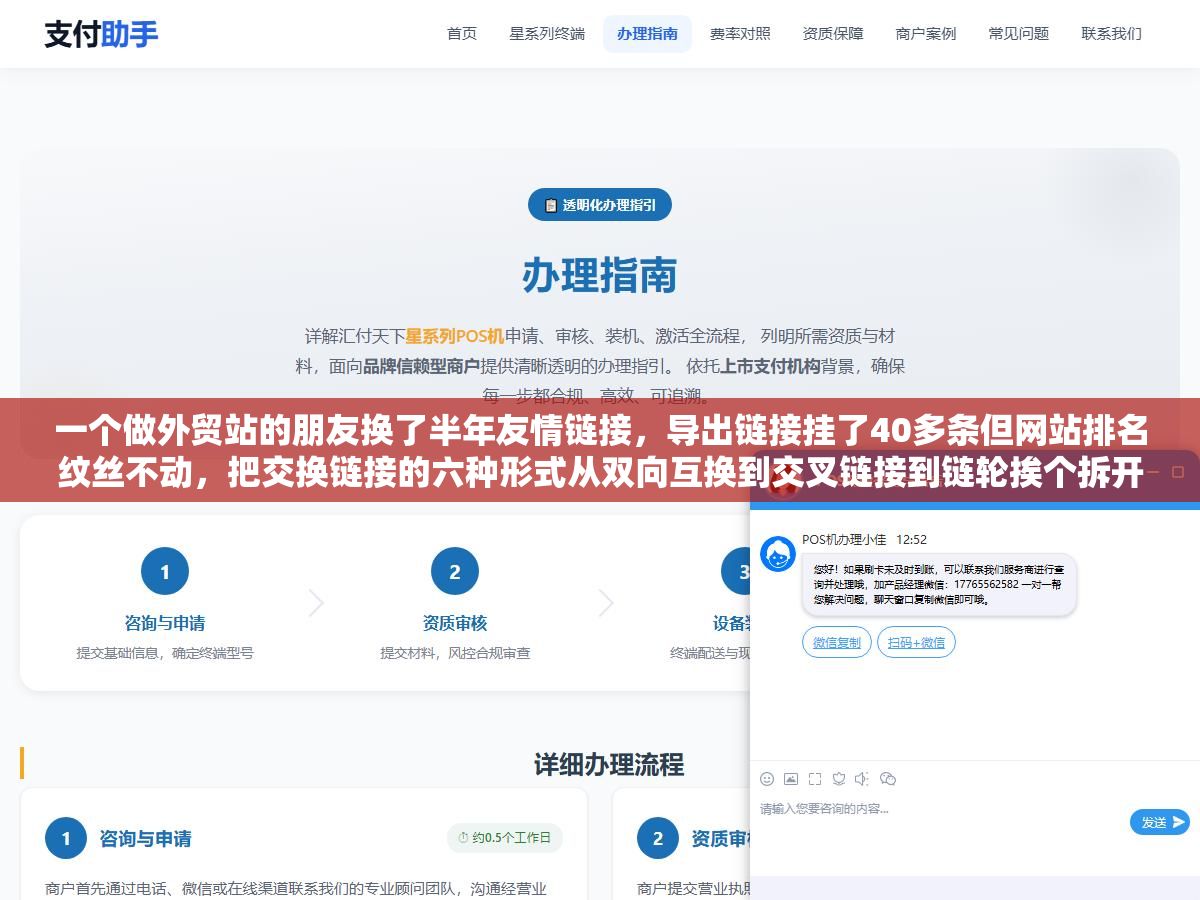 2 - 一个做外贸站的朋友换了半年友情链接，导出链接挂了40多条但网站排名纹丝不动，把交换链接的六种形式从双向互换到交叉链接到链轮挨个拆开之后才发现，他一直在用最低效的那一种 - UC建站系统