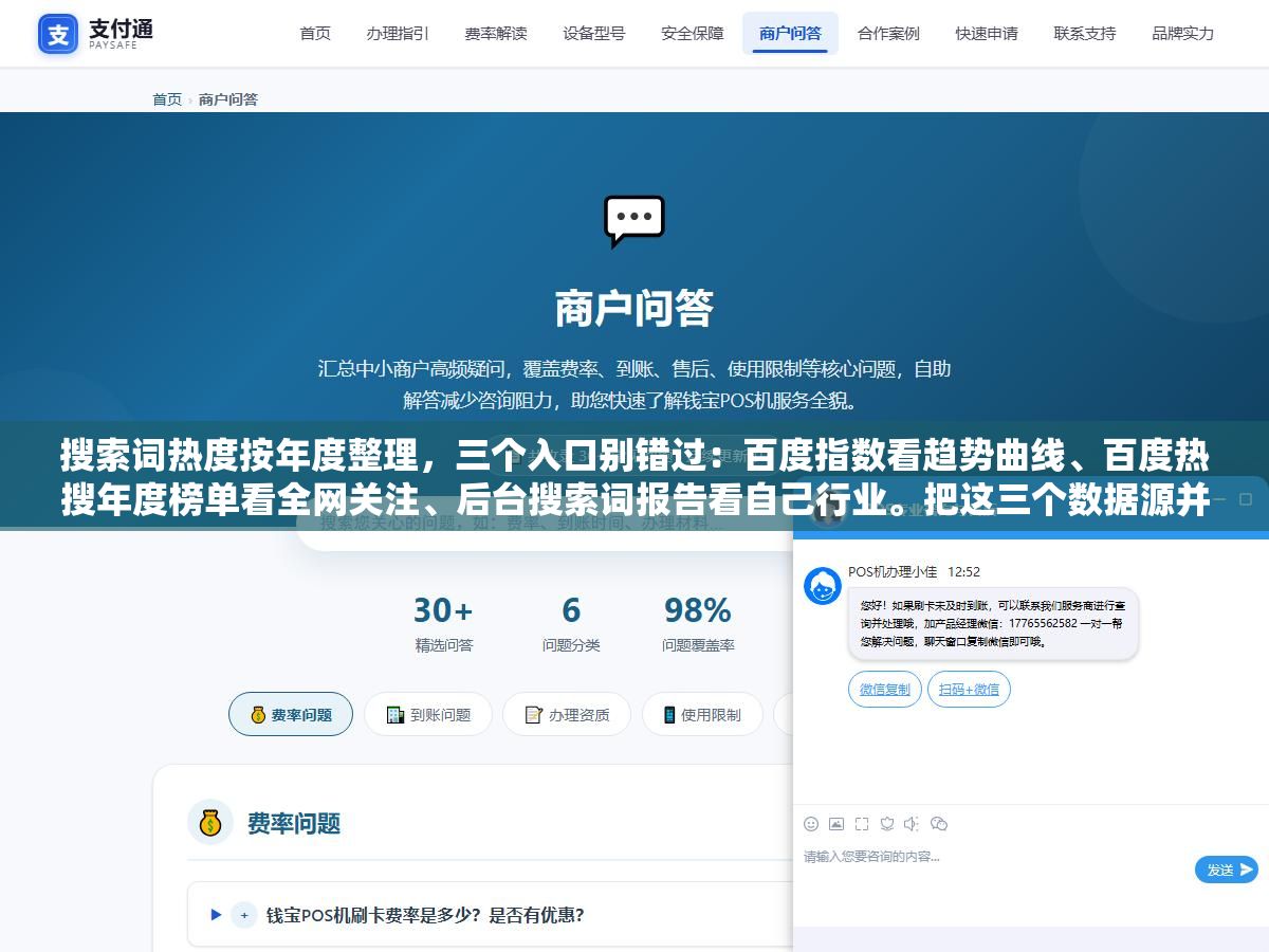搜索词热度按年度整理,三个入口别错过:百度指数看趋势曲线、百度热搜年度榜单看全网关注、后台搜索词报告看自己行业。把这三个数据源并到一起,你才知道流量每年往哪走、什么时候该抢什么词 2 - 搜索词热度按年度整理,三个入口别错过:百度指数看趋势曲线、百度热搜年度榜单看全网关注、后台搜索词报告看自己行业。把这三个数据源并到一起,你才知道流量每年往哪走、什么时候该抢什么词 - UC建站系统